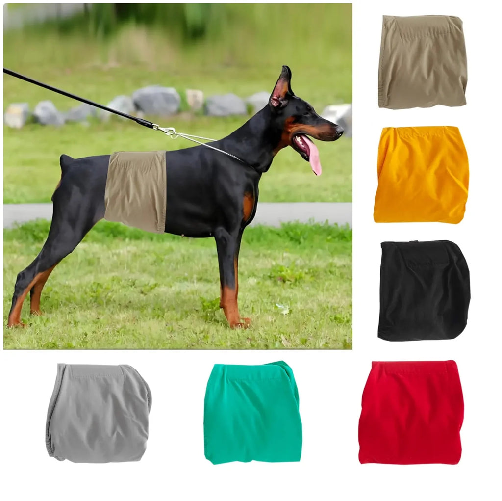 Dog Belly Band & Diaper Wrap - Waterproof Dog Sanitary Pants for Male & Female Dogs